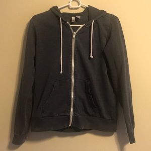 Basic Divided Gray Sweatshirt